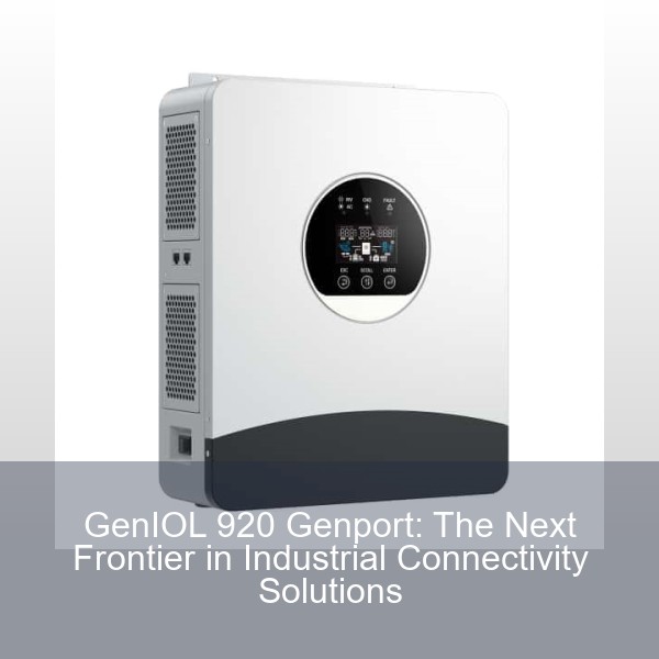 GenIOL 920 Genport: The Next Frontier in Industrial Connectivity Solutions